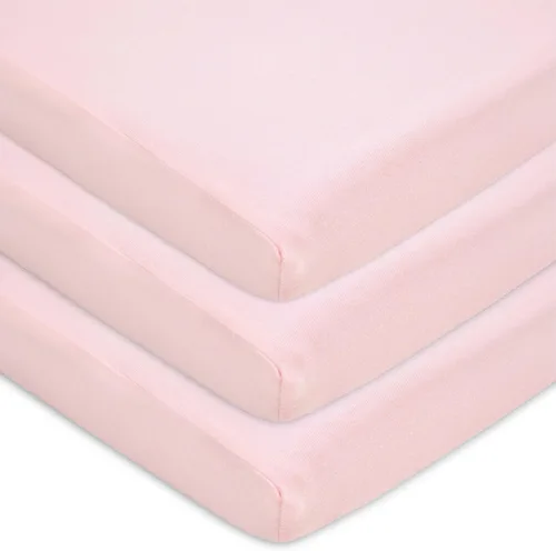 Miniatura 23 de American Baby Company Sábana bajera ajustable para cuna/moisés 100% algodón natural de 36" x 18" - Sábana suave, transpirable e hipoalergénica, Crema