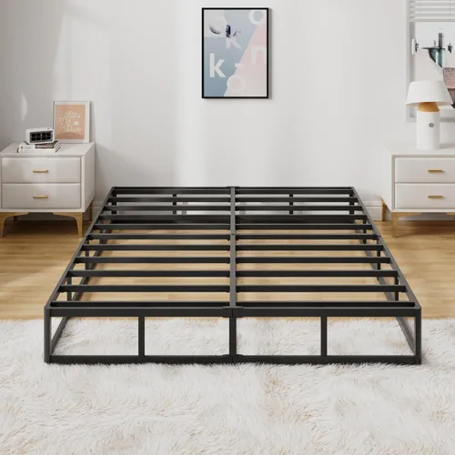 Miniatura 7 de Snaye Base de Cama con Somier Tamaño Queen de 9 Pulgadas, 3000lbs Somier Queen de Servicio Pesado de Metal, Base para Colchón, Montaje Fácil sin 9