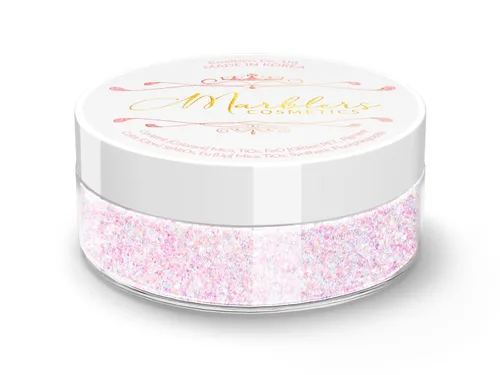Miniatura 206 de MARBLERS Brillantina de forma gruesa de grado cosmético [estrella] 0.11 onzas (0.11 oz) Escamas No tóxica Vegana Libre de crueldad animal