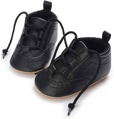 Miniatura 3 de LAFEGEN Mocasines clásicos de piel sintética para bebés, niños y niñas, suela suave, zapatos de vestir Oxford, zapatos de vestir planos