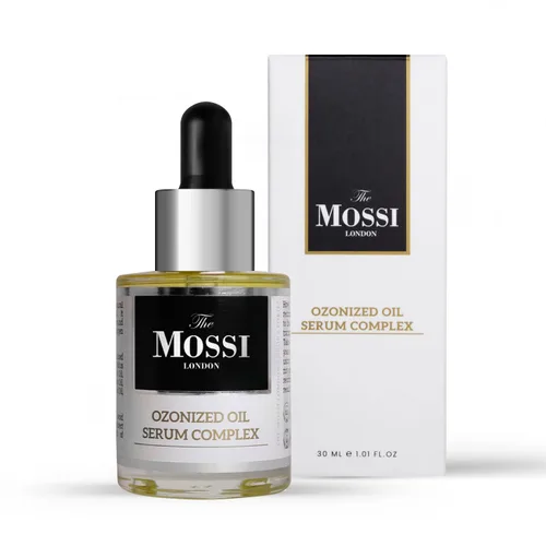 The Mossi London Aceite ozonizado Suero Complejo Aceite de Reparación Intensiva del Cuero Cabelludo para Posttrasplante Capilar | Aceite de Oliva