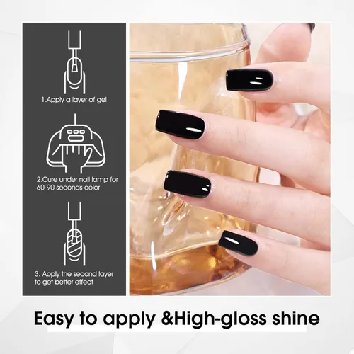 Miniatura 8 de VENALISA - Esmalte de uñas en gel, 0.4 onzas fluidas (12 ml) color púrpura vórtice, gel semipermanente, para manicura en casa de arte en uñas