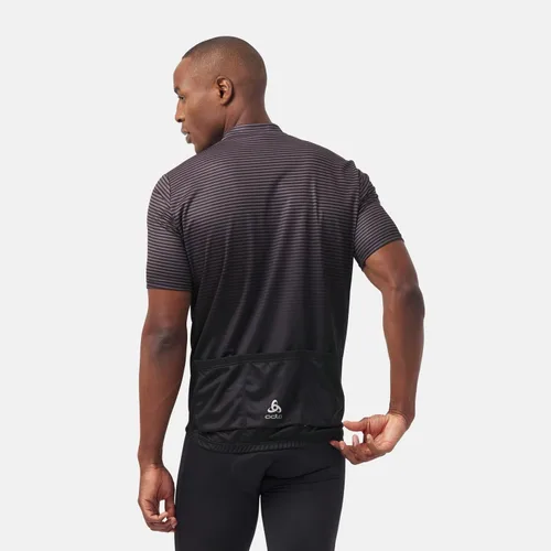 Miniatura 5 de Odlo Camiseta de ciclismo con cremallera completa para hombre