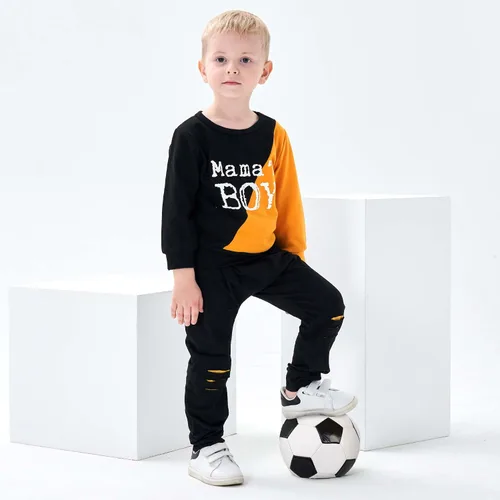 Miniatura 2 de KIMI BEAR Ropa para niño pequeño, traje de bebé, sudadera de algodón para niños, sudadera de algodón, ropa de otoño e invierno para niños
