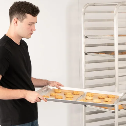Miniatura 3 de HARDURA - Bandeja de aluminio para hornear de 18 pulgadas de largo x 13 pulgadas de ancho x 1 pulgadas de alto, 12 paquetes, para horno en panadería