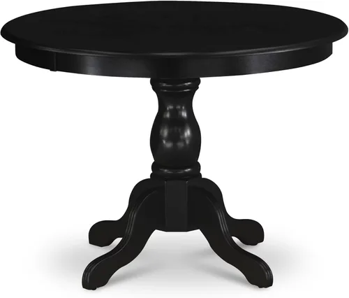 Miniatura 3 de East West Furniture HBSI3-ABK-48 - Juego de muebles de comedor de 3 piezas que contiene una mesa de comedor redonda con pedestal y 2 sillas