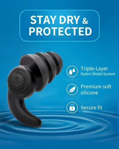 Miniatura 8 de Gafas de natación polarizadas, antivaho y protección UV400, antifugas, incluye tapones para los oídos Pro Swim Hombres Mujeres Adolescentes