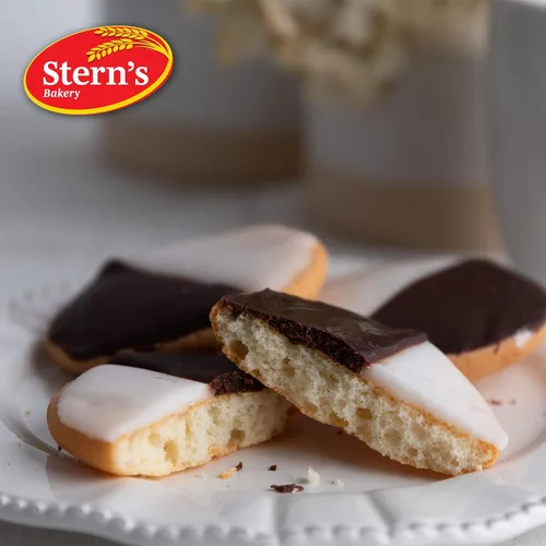 Miniatura 4 de Galletas blancas y negras [10 unidades] Galletas blancas y negras estilo NY Pasteles de aperitivos Frescas y deliciosas Sin nueces y Kosher