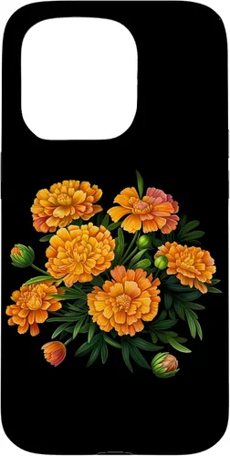 Miniatura 14 de Vintage Marigold Inspired Flower Case for iPhone 12 Pro Max
