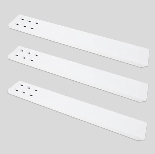 Miniatura 12 de Soporte para encimera, paquete de 3 unidades de 10 pulgadas de largo x 2.5 pulgadas de ancho, soporte oculto de pared rodilla negro para encimera