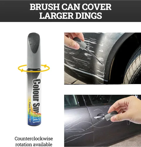 Miniatura 3 de Zlirfy Bolígrafo Reparador de Rayones de Coche - Bolígrafo de Pintura Automotriz para Retoque Rápido y Fácil de Rayones de Coche - Bolígrafo de Gris