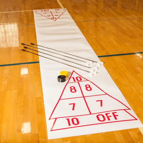 Miniatura 7 de Champion Sports Shuffleboard Set (Cues & Pucks Included) - Easy Setup Indoor/Outdoor Group Game up to 4 Players – Multiple Styles