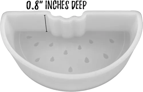 Miniatura 3 de Molde de silicona Freshie para rebanadas de sandía, tamaño 4 pulgadas de ancho x 2 pulgadas de largo x 1 pulgada de profundidad, sandía mordida
