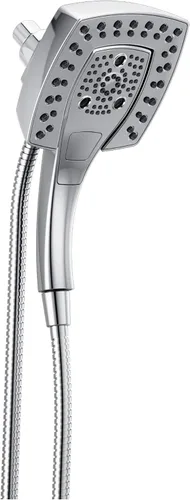 Miniatura 13 de Delta Faucet 5-Spray In2ition - Cabezal de ducha doble con rociador de mano, cabezal de ducha dorado con manguera, cabezales de ducha, acoplamiento