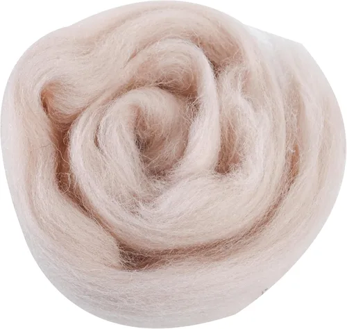 Miniatura 161 de 24 tipos de lana rosa, 4.23 oz (120 g), adecuado para fieltro húmedo y fieltro de aguja de telas hiladas de lana. Un paquete de prueba está Tonos