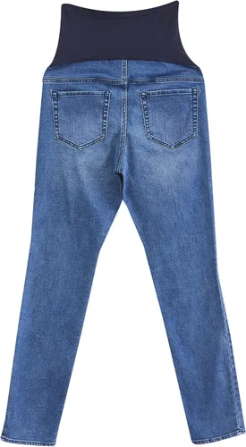Miniatura 3 de Motherhood Maternity Women's Indigo Blue Super Stretch Secret Fit Over The Belly Skinny Jeans