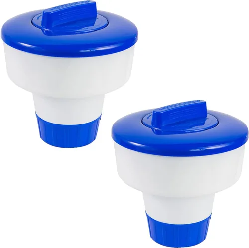 Miniatura 7 de XtremepowerUS Dispensador del cloro del flotador del bromo del cloro, dispensador del flotador de la tableta 3" para la piscina, idea para la tierra