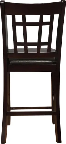 Miniatura 9 de Coaster Home Furnishings LAVON - Sillas tapizadas de madera para mostrador - respaldo de celosía, asientos acolchados - Comedor y cocina - Juego