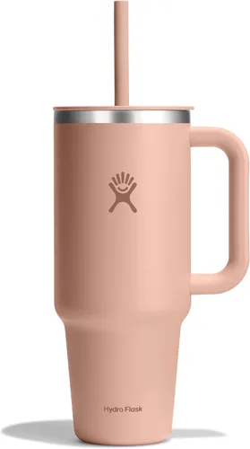 Miniatura 47 de Hydro Flask Vaso de Viaje con Asa, Tapa y Pajita - Acero Inoxidable Aislado en 24 Oz Aloe