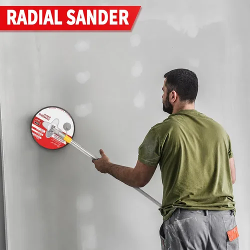 Miniatura 8 de Upgarded Lijadora de poste para paneles de yeso, lijadora de pared para preparación de pintura, lijadora de paneles de yeso de 9 pulgadas con poste