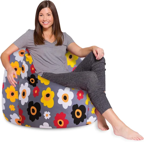 Miniatura 33 de Posh Beanbags - Sillón puff Azul Rey Sólido