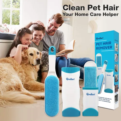 Miniatura 7 de Removedor de pelo de mascotas para la ropa: cepillo reutilizable para eliminar pelusas de piel de perro y gato, para ropa, muebles, sofá, alfombra