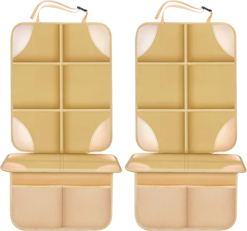 Miniatura 8 de Meolsaek Protector de asiento de automóvil, parte trasera antideslizante que no deja huellas, funda de asiento de automóvil impermeable más gruesa