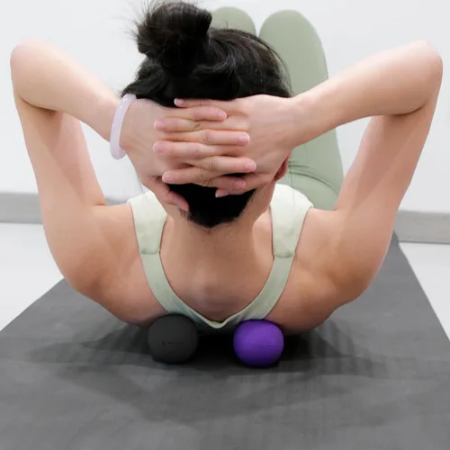 Miniatura 2 de Pelotas de lacrosse de masaje para liberación miofascial, bola de masaje de maní, pelota de movilidad para terapia física, herramienta de masaje