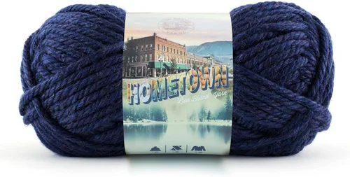 Miniatura 78 de Lion Brand Yarn Hometown - Ovillo de lana súper voluminoso para tejer, ganchillo y manualidades, 1 unidad, Phoenix Azalea