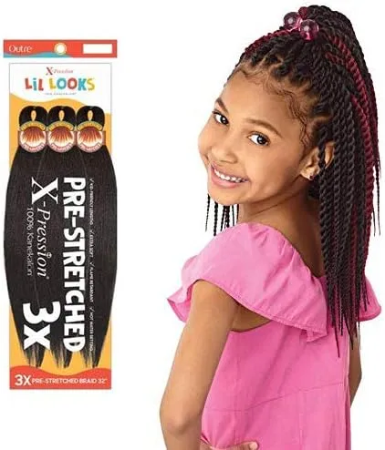 Miniatura 2 de Outre X-Pression - Lil Looks - Pre Stretched Calming Braid 32" 3X