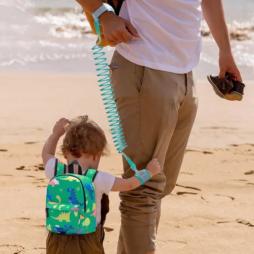 Miniatura 7 de Accmor - Mochila para niños pequeños con correa de muñeca anti-pérdida, lindo arnés para caminar para niños pequeños, mantiene a los niños cerca