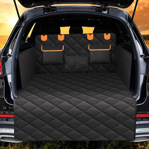 Miniatura 8 de Funda de asiento de coche para perro 600D a prueba de arañazos, antideslizante, duradera, impermeable, fundas de asiento trasero para mascotas
