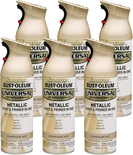Miniatura 132 de Rust-Oleum 245197 Pintura en aerosol universal para todas las superficies, 12 onzas, negro satinado