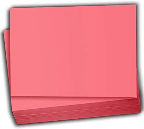 Miniatura 9 de Hamilco Papel de cartulina de color para álbumes de recortes, papel de cartulina de 5 x 7 pulgadas, cubierta de 65 libras, paquete de 100