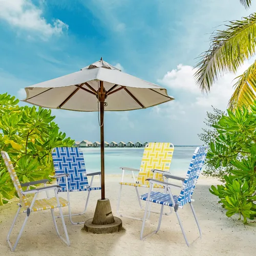 Miniatura 7 de 2 sillas plegables de patio para adultos, silla de playa ligera para patio, sillas de césped plegables, silla de playa portátil para interiores
