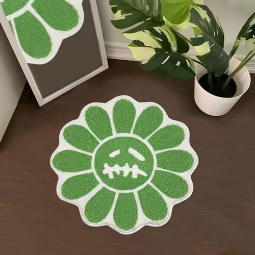 Miniatura 11 de Trippy Alfombra de Cara Feliz Alfombras Geniales Tufted de Secado Rápido Tapetes de Baño para Baño Antideslizantes Tapete de Baño Absorbente de Agua