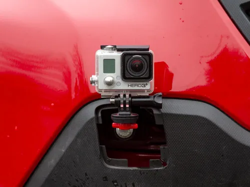 Miniatura 6 de CravenSpeed Soporte atornillable con gancho de remolque fácil para cámaras GoPro compatible con Porsche 911 [992] 2020-2023 Soporte de leva