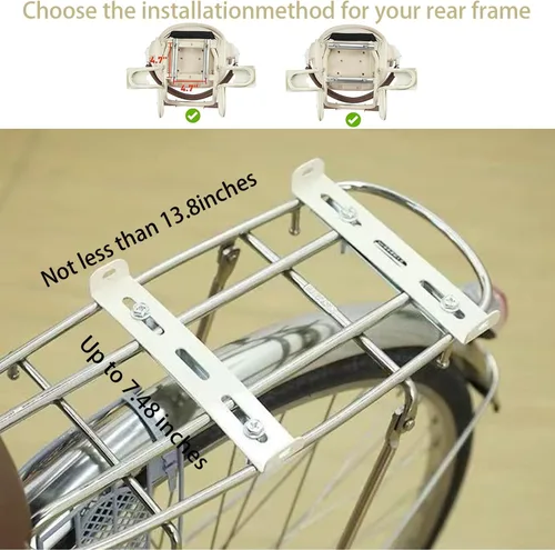 Miniatura 6 de Asiento de bicicleta para niños, asiento trasero de bicicleta de bebé, asiento trasero para niños, soporte de seguridad para bicicleta de adulto