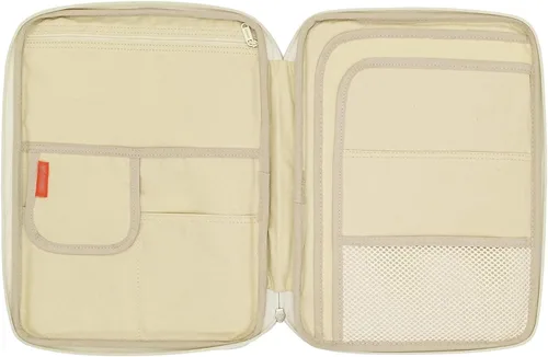 Miniatura 3 de Documento A4 Bolsa Estuche Impermeable Organizador Portafolio Oficina Viaje Cremallera Multi-Función Bolsa 01-azul oscuro