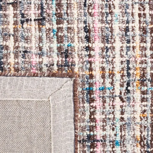 Miniatura 3 de SAFAVIEH Abstract Collection - Alfombra de pasillo de 8 pies, diseño moderno, ideal para zonas de alto tráfico en pasillo, baño y cocina (ABT489F-28)