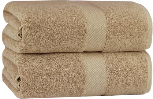 Miniatura 10 de COTTON CRAFT Hotel Spa - Juego de 2 toallas de baño de lujo, extra grandes, 40 x 80 pulgadas, peso pesado de 700 GSM, 2 capas, algodón hilado