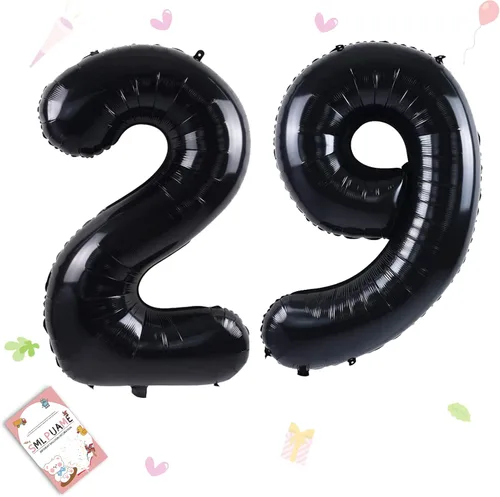 Miniatura 78 de Globos de números de 40 pulgadas del 0 al 9 dorados grandes del número 0, globos digitales para suministros de decoración de celebración de fiesta