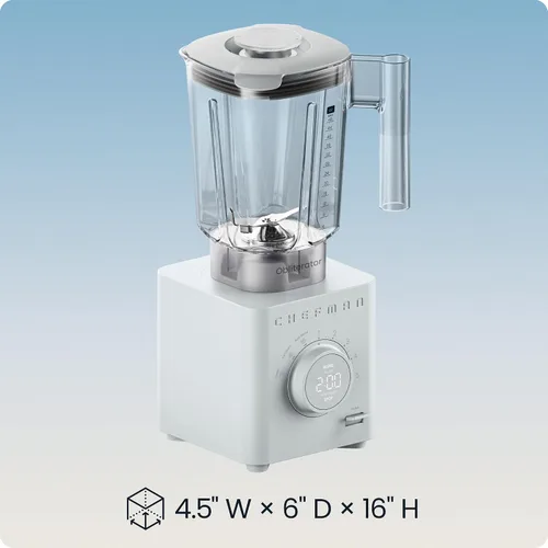 Miniatura 11 de Chefman Obliterator - Licuadora de encimera de 48 onzas para batidos, motor de 1380 W para triturar hielo, nueces y frutas congeladas con cuchilla
