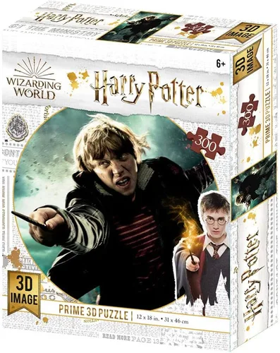 Miniatura 2 de Harry Potter HP33010 - Rompecabezas de 300 piezas, efecto 3D, multicolor