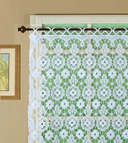 Miniatura 11 de Cortina de Medallón Macramé de Today's Curtain 30 cm, Color Écru, 89 cm x 30 cm