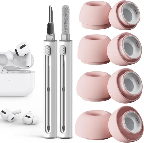 Miniatura 21 de Pohgelan Compatible con AirPods Pro de 2ª/1ª Generación Puntas de Repuesto para Auriculares, con Orificio de Reducción de Ruido y Pantalla