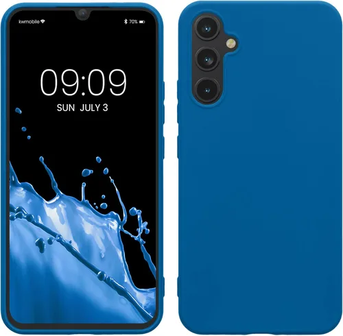 Miniatura 109 de kwmobile Funda compatible con Samsung Galaxy A23 4G / 5G - Funda de silicona TPU metálica suave y delgada - Rojo oscuro metálico