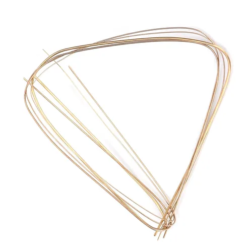 4pcs 0.020 in, 0.028 in, 0.039 in, 0.059 in Oro Cobre Varillas de soldadura Alambre de soldadura para la fabricación de joyas