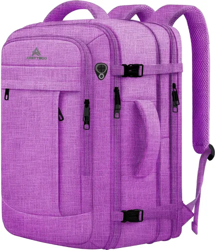 Miniatura 11 de AREYTECO - Mochila de viaje de 50L, mochila extra grande expandible para laptop, mochila de transporte aprobada para vuelo, maleta de negocios