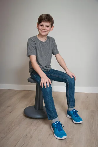 Miniatura 7 de Silla bamboleante para niños y adolescentes, para una experiencia activa donde los niños ya no tendrán que sentarse fijamente, "el mejor asiento